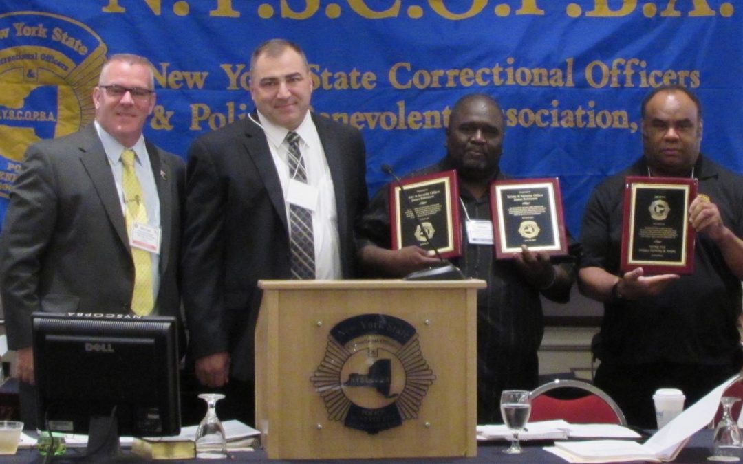 SSOs Robinson and Harris, Creedmoor PC, Receives Valor Award