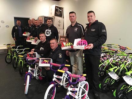 Clinton CF/CERT Team Donates 75 New Bikes/Helmets