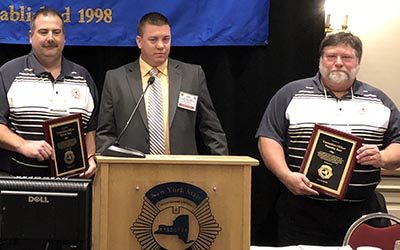Valor Award Recipients CO Steve Barr, Riverview CF and CO Tim Barr, Ogdenburg CF