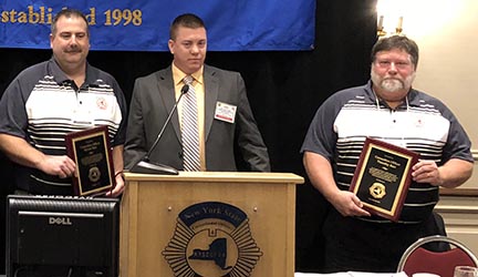 Valor Award Recipients CO Steve Barr, Riverview CF and CO Tim Barr, Ogdenburg CF